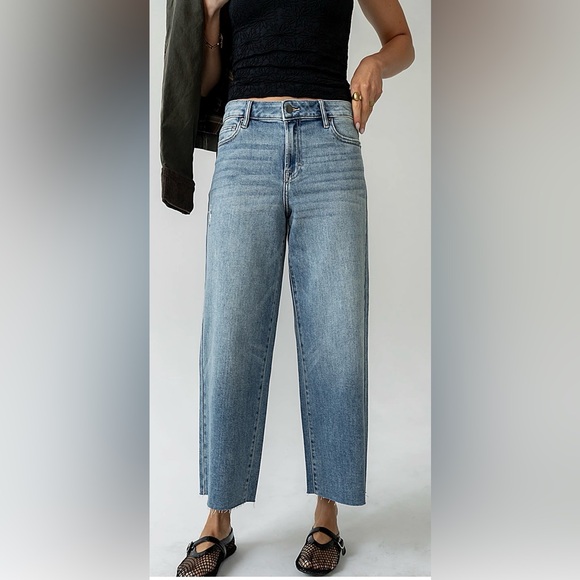 Bohme Colette Wide Leg Jeans in Vintage Light Wash size 31 - Picture 2 of 7